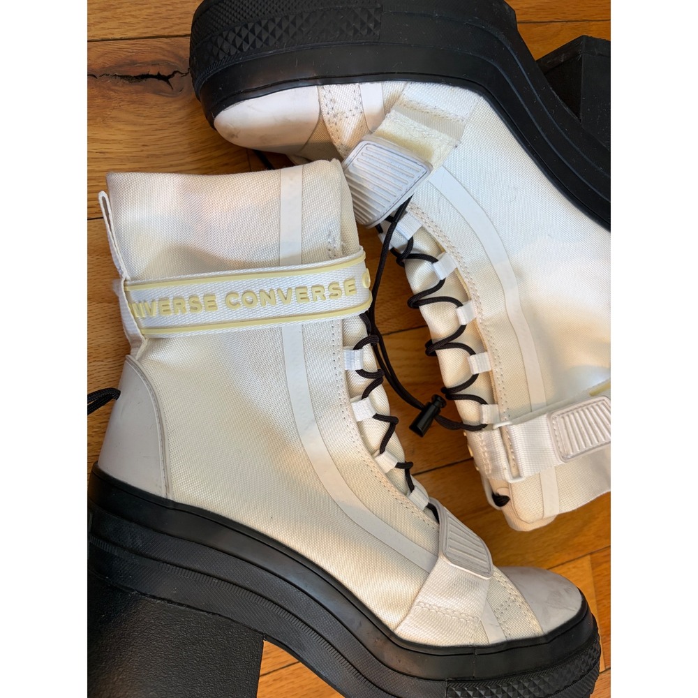 Converse Chuck Taylor All Star GR82 White Women's Platform Boot Size 6.5 - Picture 6 of 12